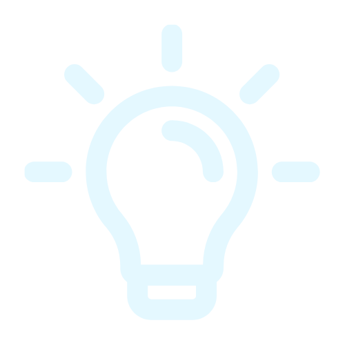 A light bulb icon on a black background, suitable for office cleaning templates.